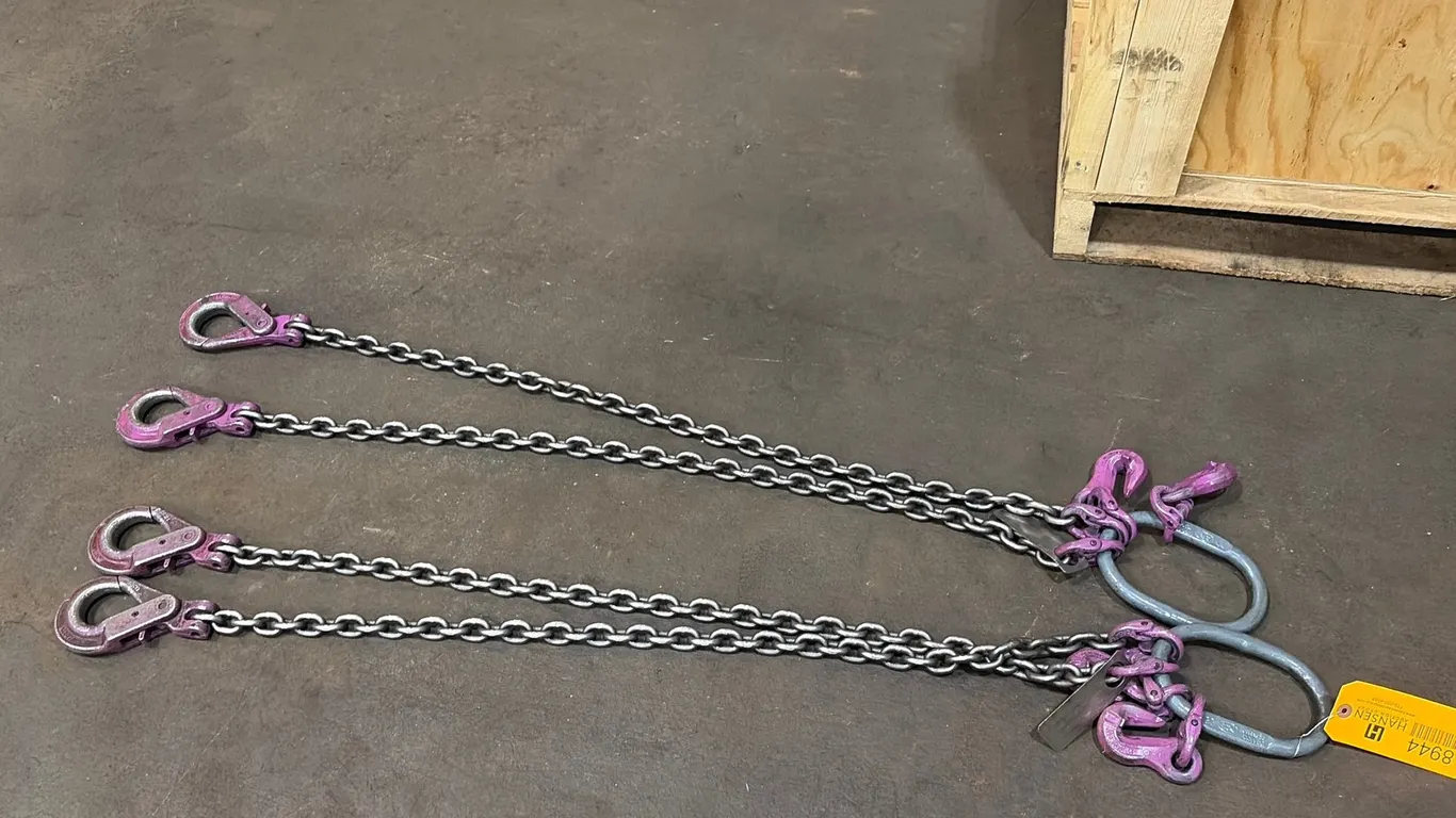 (2) Double-Leg Chain Sling Assemblies