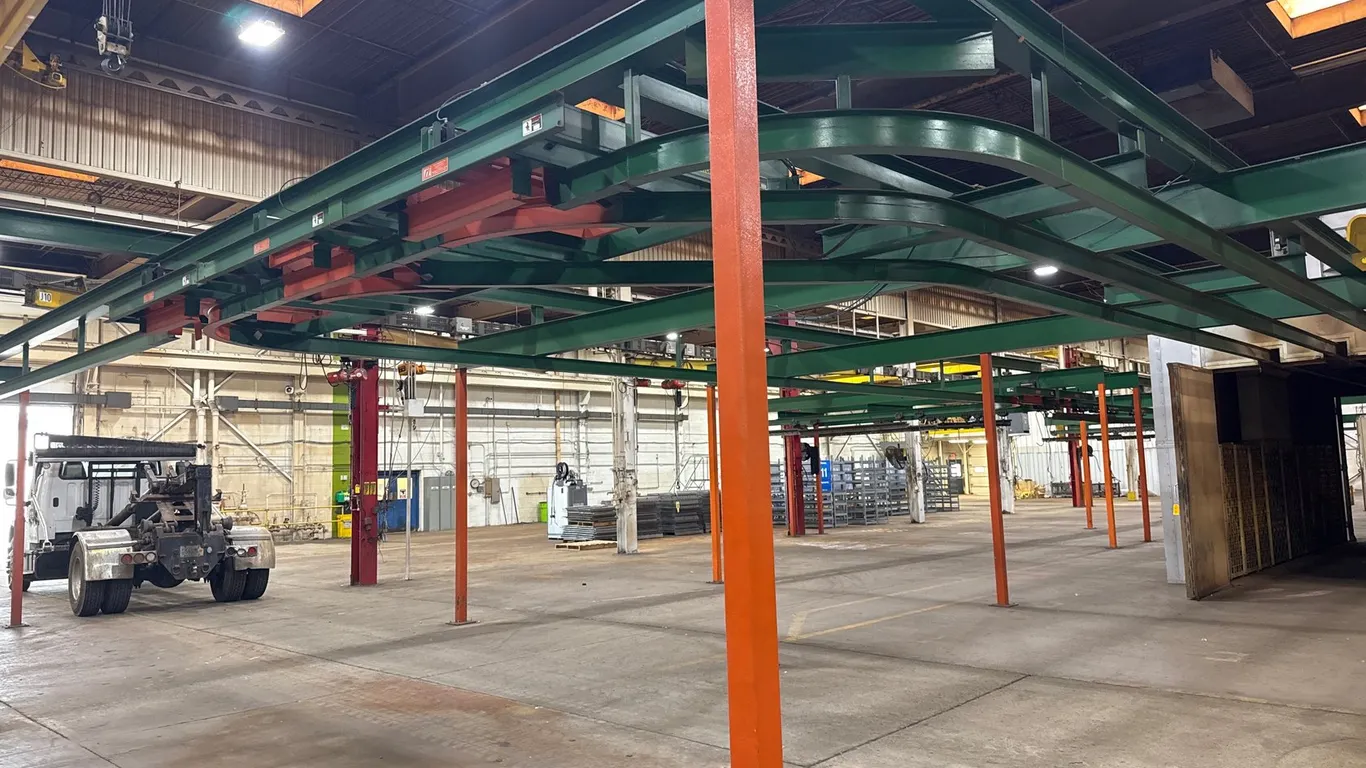 Rapid Industries Industrial Steel Trolly Track System