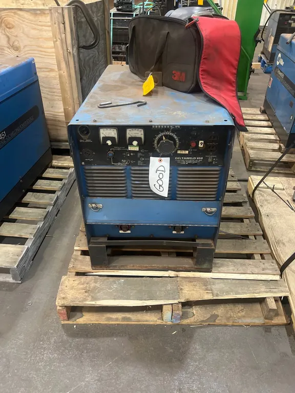 Miller Deltaweld 450 Constant Potential DC Arc Welding Power Source and Welding Helmet System