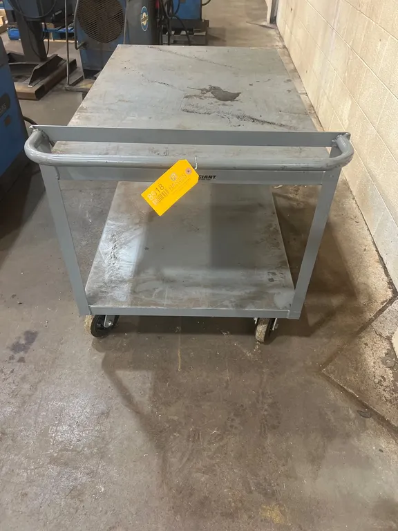 Little Giant Heavy Duty 2 Shelf Steel Utility Cart