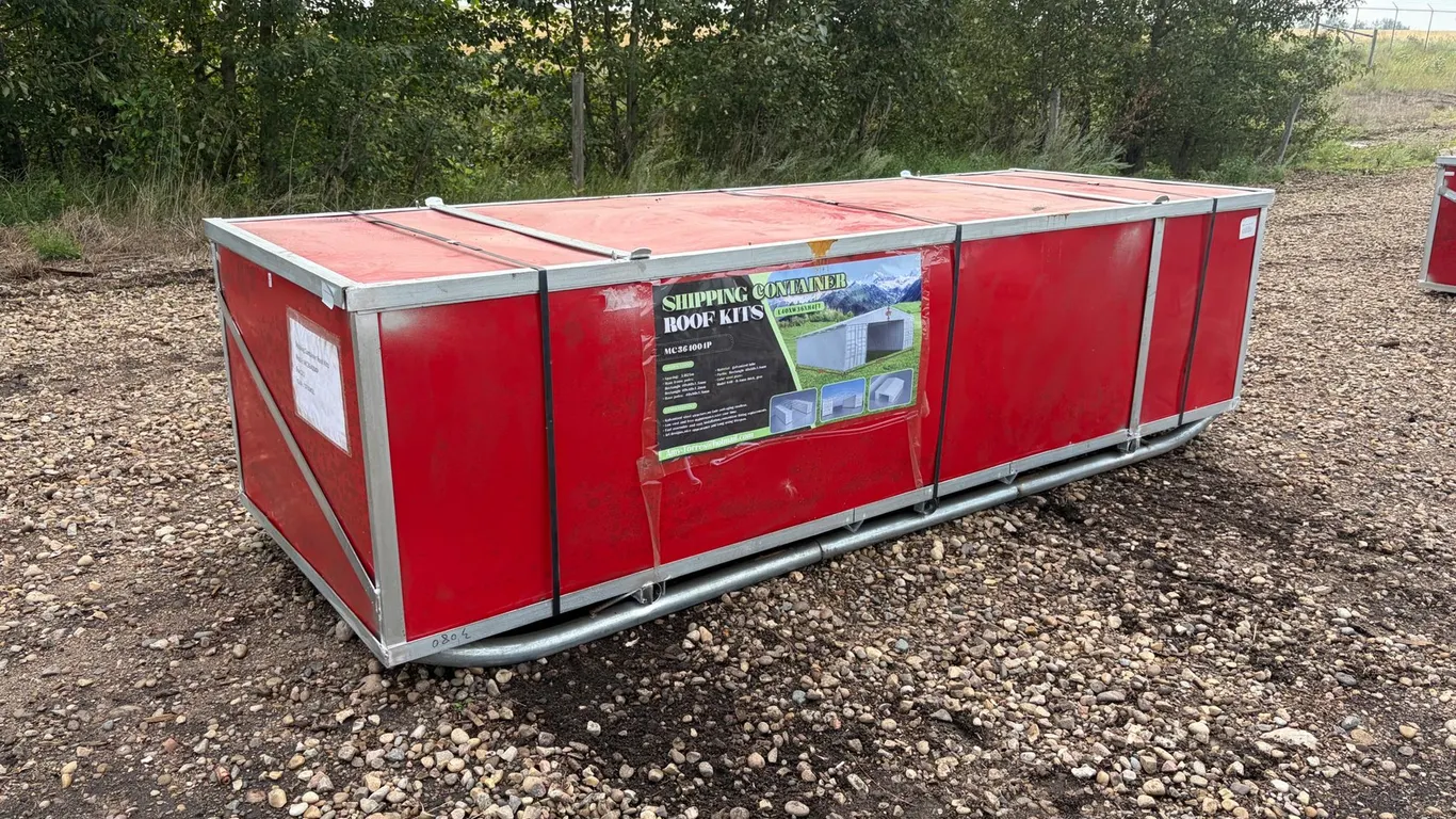 Unused 2026 40' x 36' Shipping Container Roof Kit