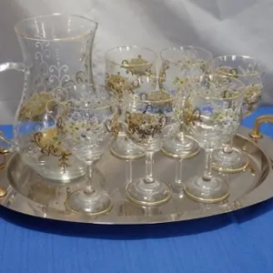 Venice Blown Glass with Gold