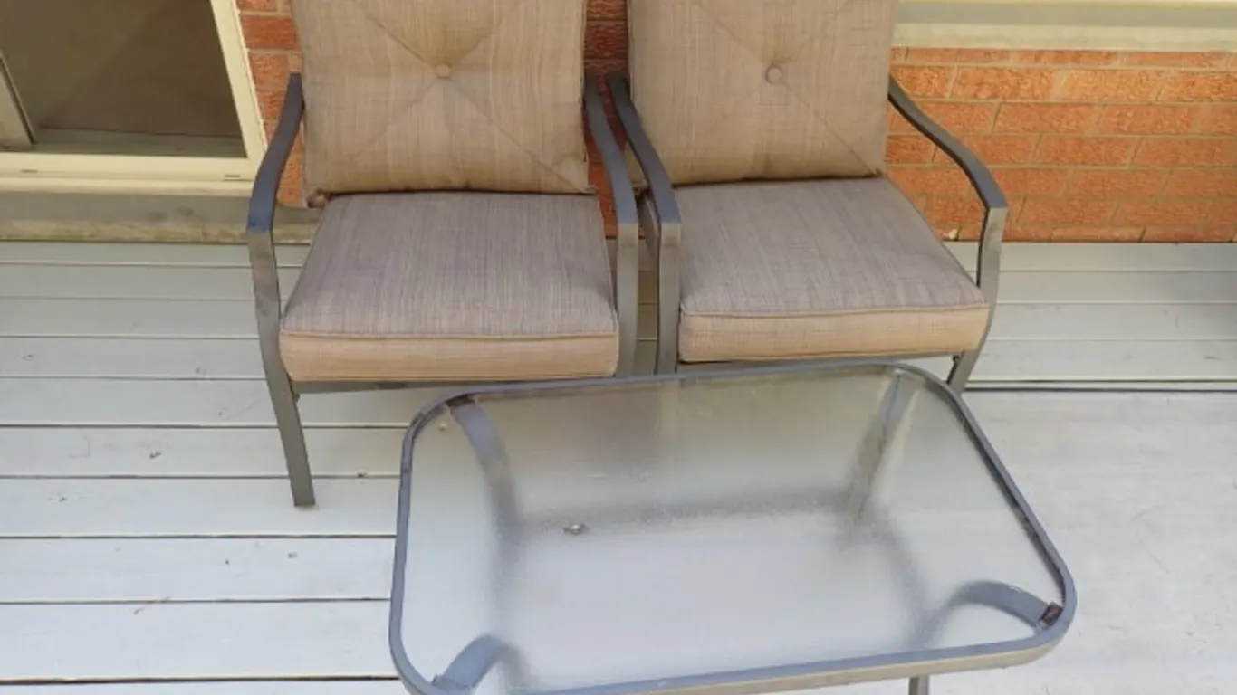 Two Chairs and Table