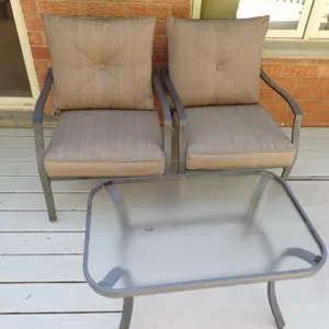 Two Chairs and Table