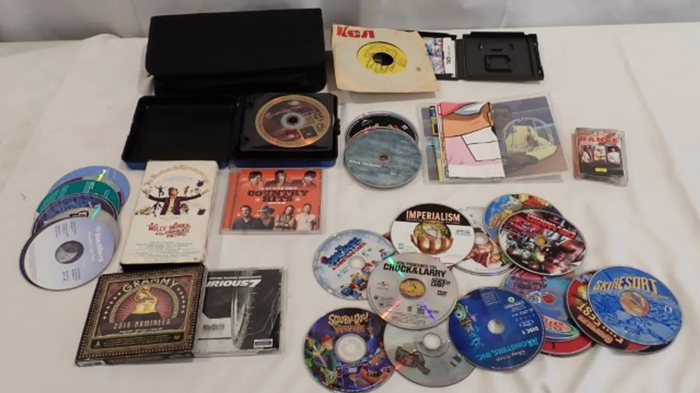 45, CDs, and Games