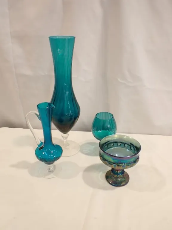 Teal Glass Collection