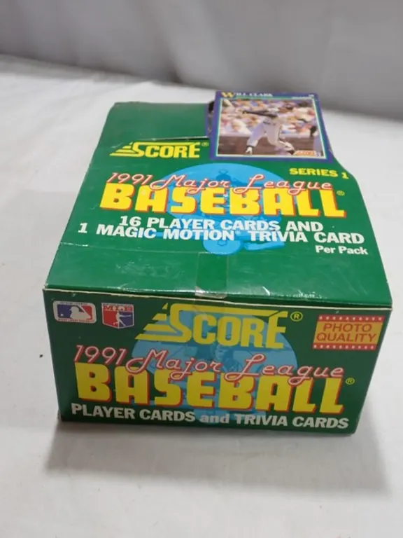 1991 Score Baseball Player Cards