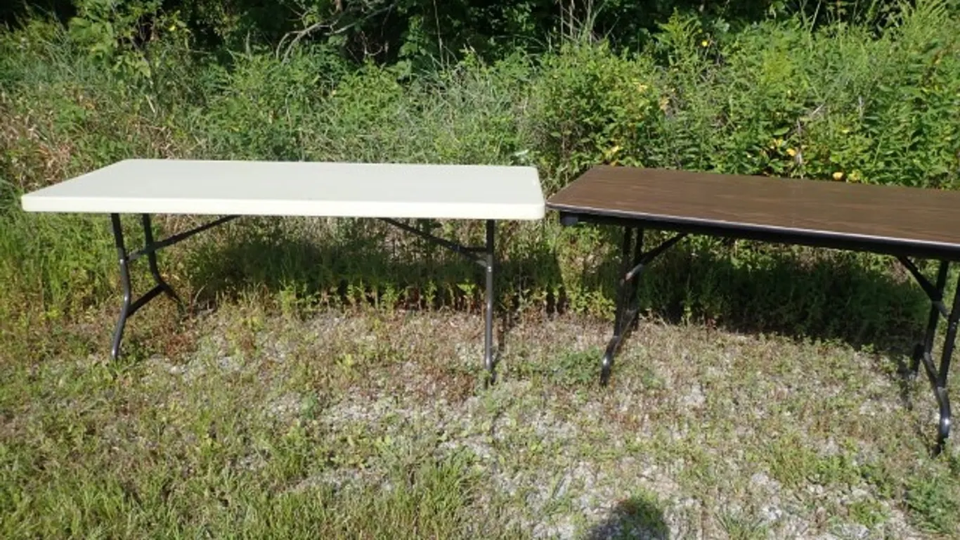 Two Folding Tables