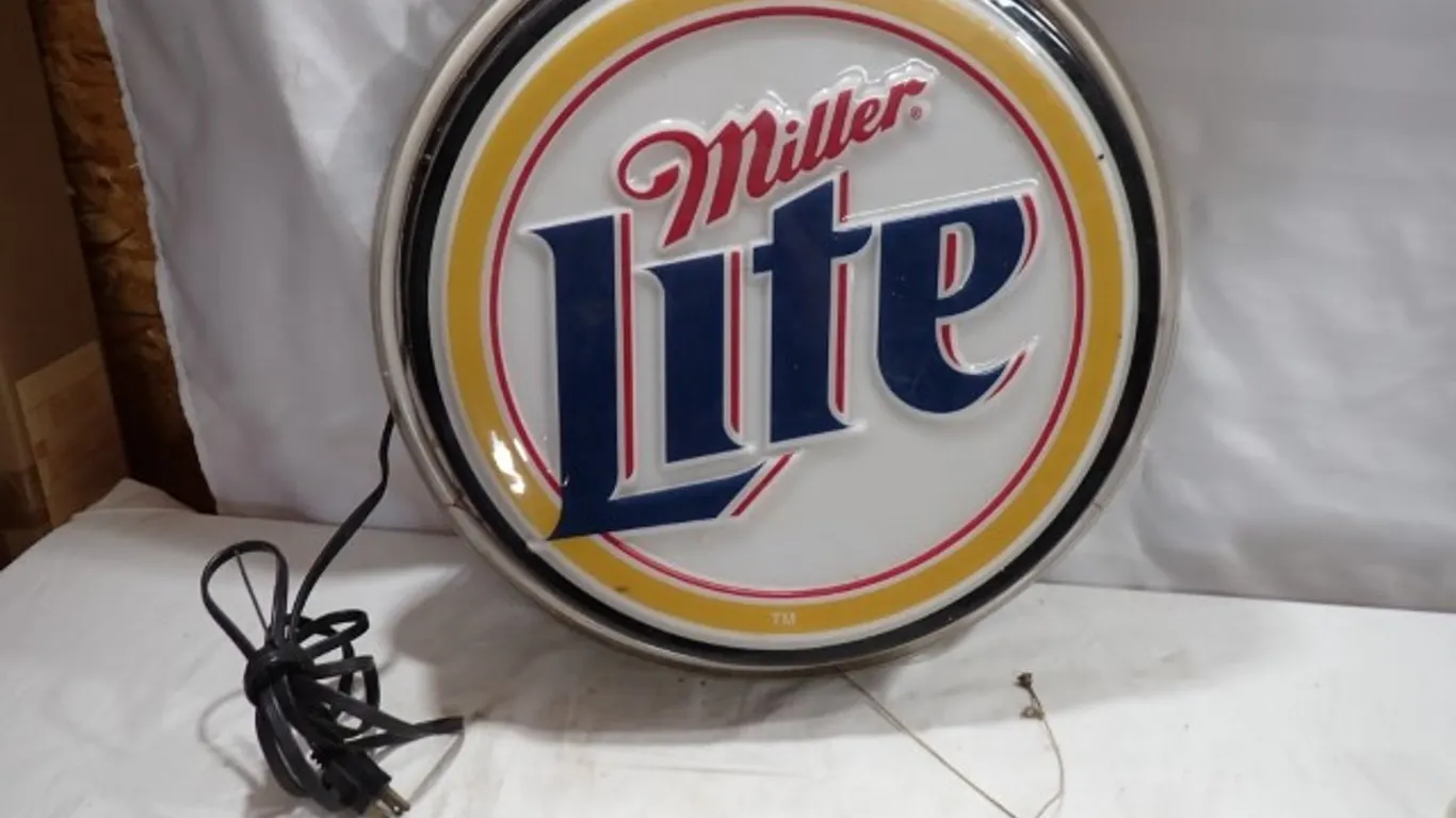 Vintage Miller Lite Sign