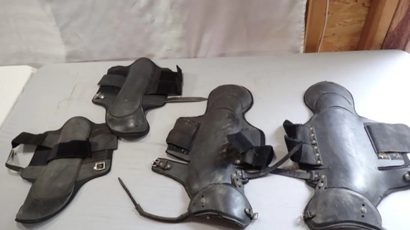 Racing Tack Italian Black Trotting Boots