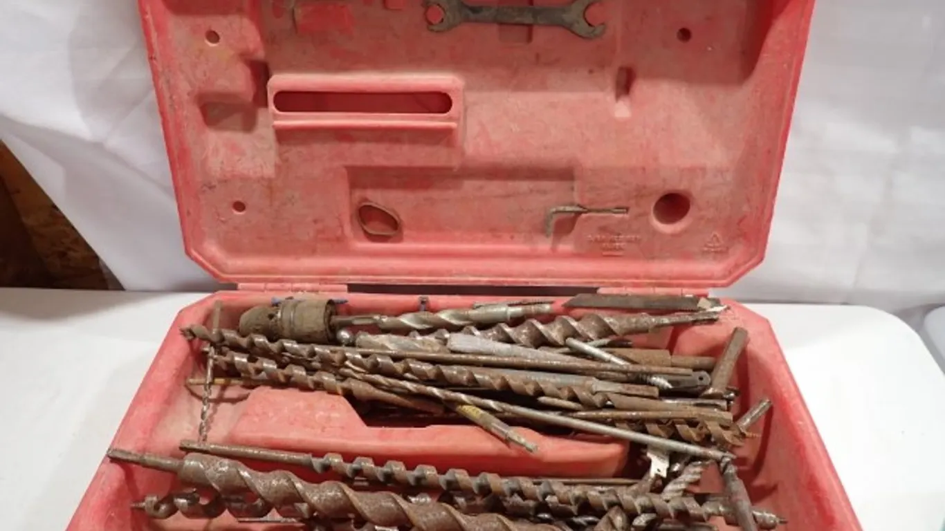 Assorted Wood, Masonry & General-Purpose Drill Bits