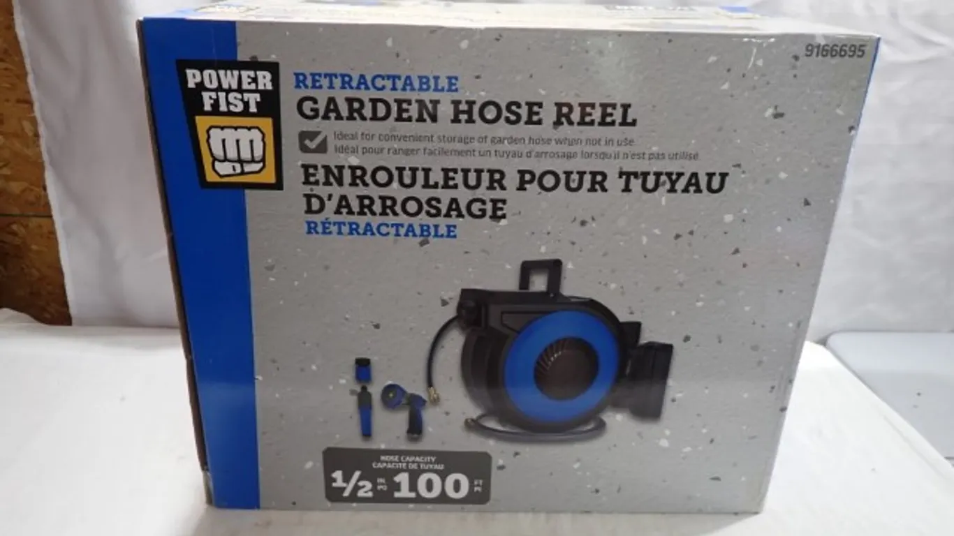 NEW Powerfist Garden Hose Reel