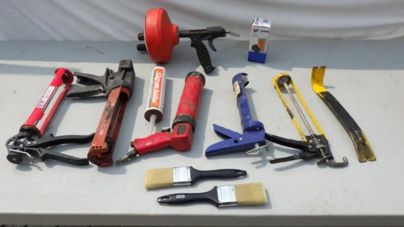 Caulk Guns, Plumber's Snake