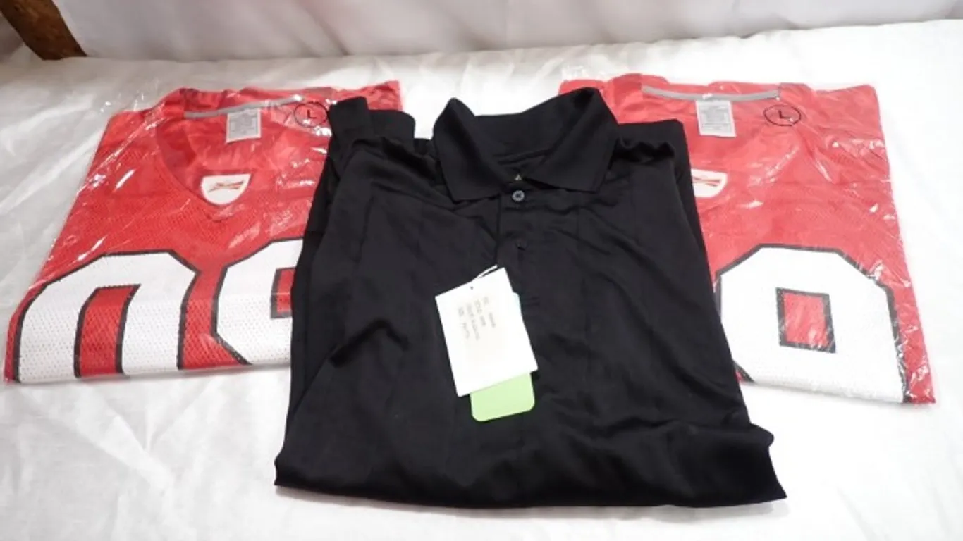 NEW Budweiser Jerseys Black Golf Shirt