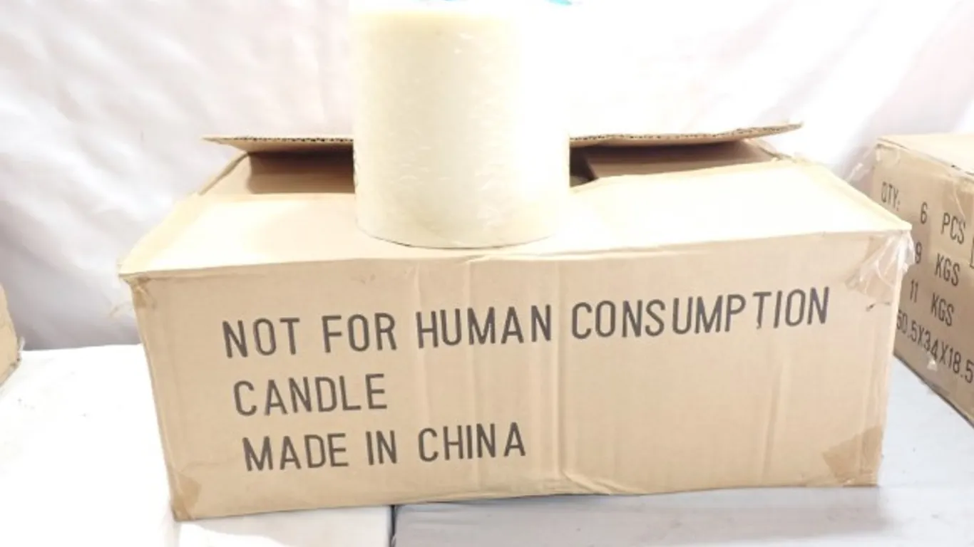 Case of 6 Large Scented Pillar Candles – 6" x 6" Lot 2
