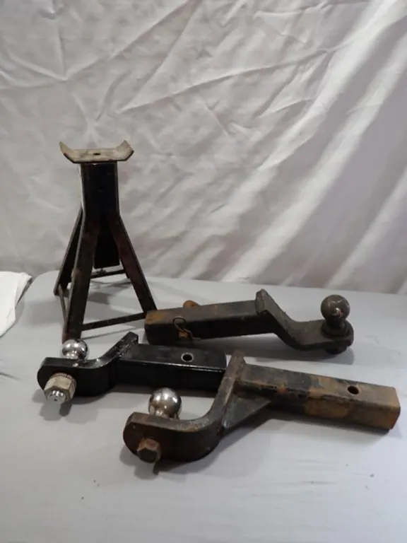3 Trailer Ball Mounts, and Jack Stand