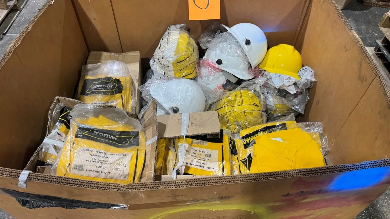 HARD HATS AND RAINSUITS