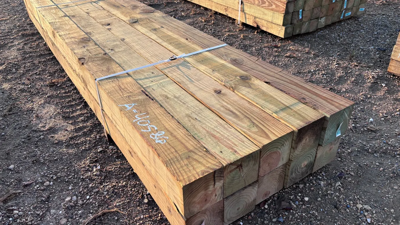 6X6X10 TREATED PINE POSTS