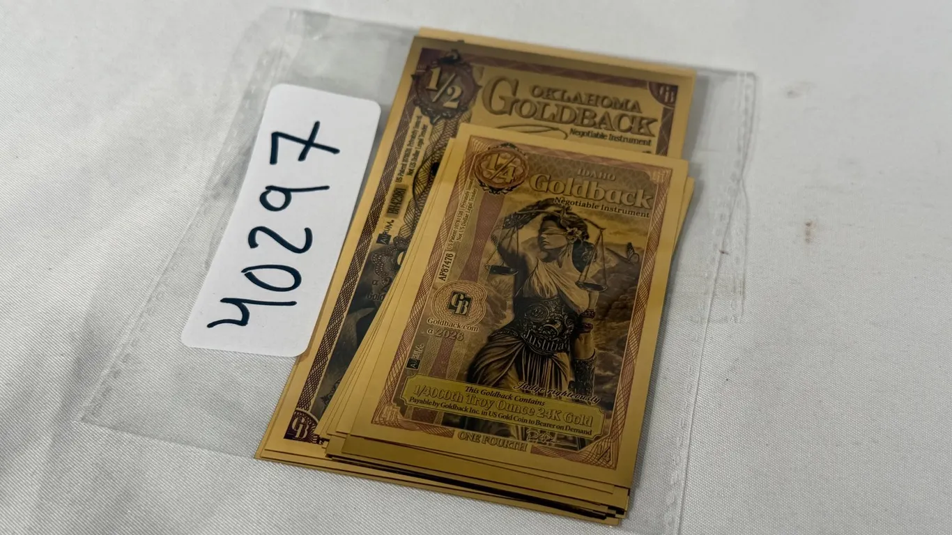 (13) GOLD BACKS