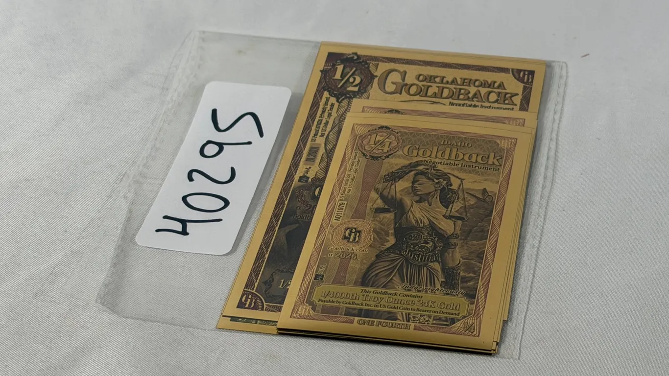 (13) GOLD BACKS
