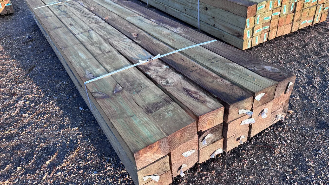 4X6X10 TREATED PINE POSTS
