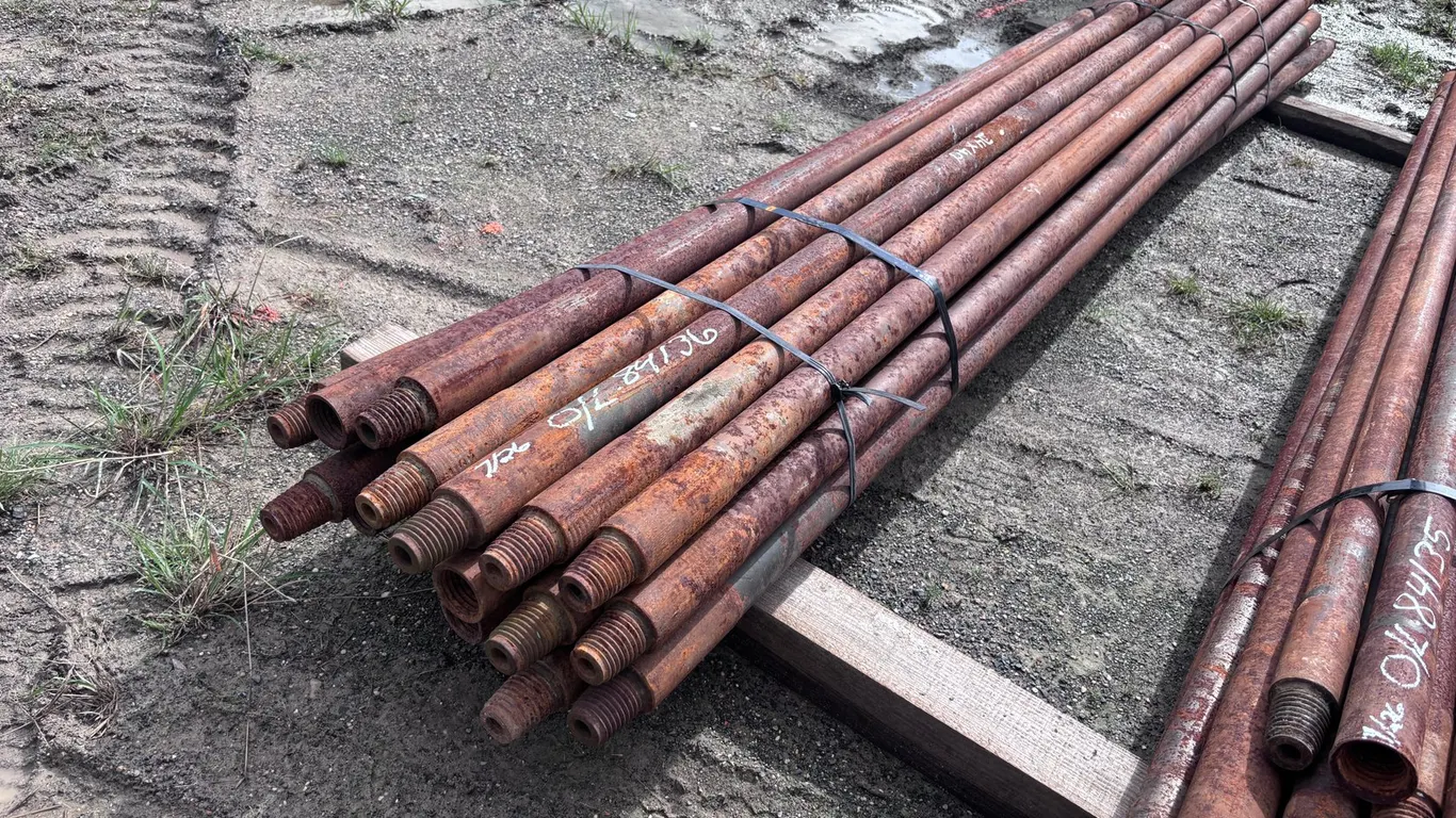 BUNDLE OF HDD DRILL PIPE