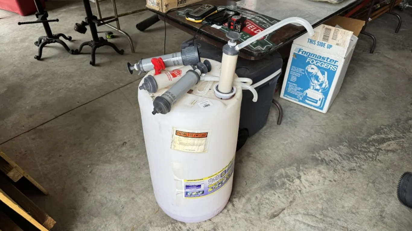 Barrel with Concentrated Cleaner