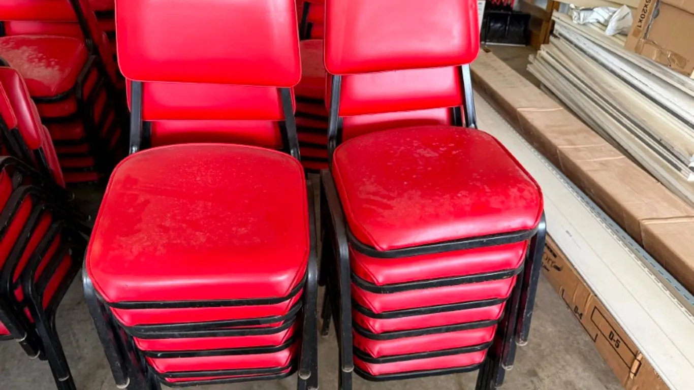 12 Stacking Dining Chairs