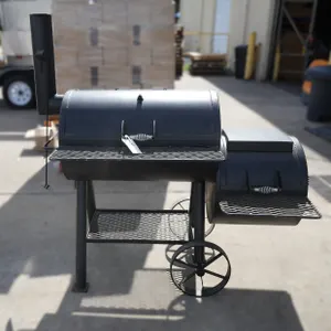 Side Fire Smoker and BBQ Pit
