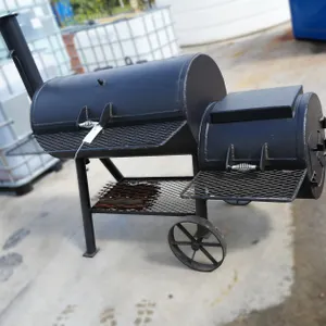 Side Fire Smoker and BBQ Pit