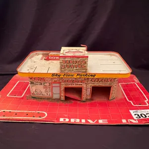 VINTAGE TIN 1950'S TOY SERVICE CENTER