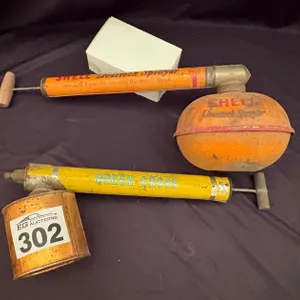 VINTAGE GREENCROSS INSECTICIDE SPRAYER & SHELL LIVESTOCK SPRAYER