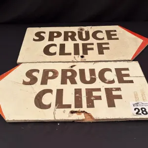 SPRUCE CLIFF SIGNAGE