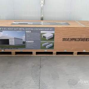 2026 AGR-CR3640 36 ft x 40 ft Shipping Container Metal Roof Kit Container Shelter (Unused)