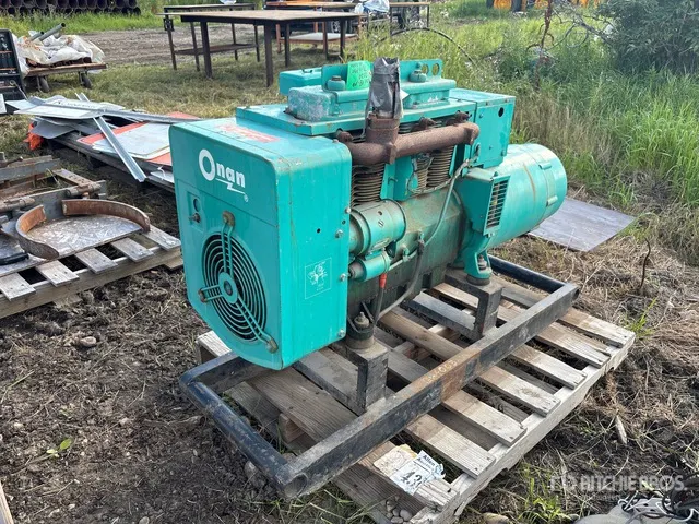 Onan 15.0JC-9XR/12370U 15 kW Skid-Mounted Generator Set (Inoperable)