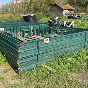 Quantity of (30) 118 in x 70 in Powder Coated Temporary Site Fence