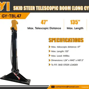 2026 GIYI GY-TBL47 135 in Skid Steer Telescopic Boom (Long Cylinder) (Unused)