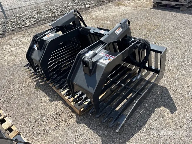 Stout HD72-3 72 in Q/C Skeleton Skid Steer Grapple (Unused)