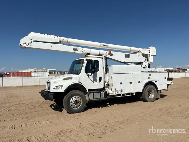 2012 Altec AA755 55 ft on 2013 Freightliner M2 106 4x4 Bucket Truck