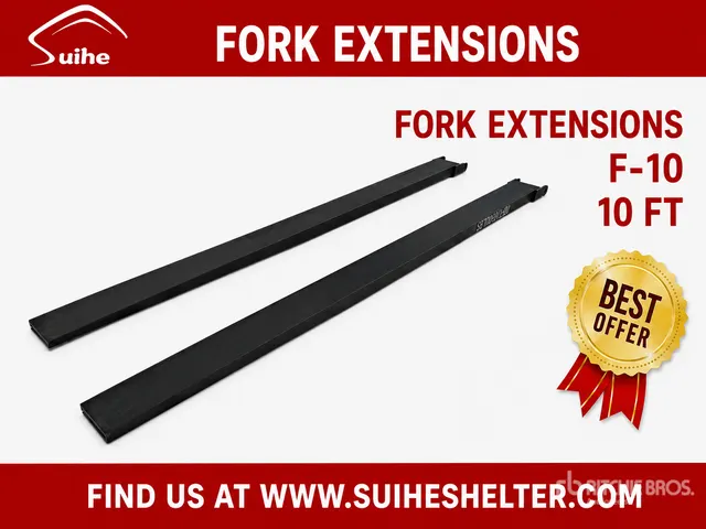 2026 Suihe F-10 10 ft Fork Extensions (Unused)