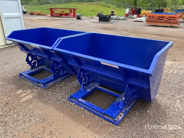 Quantity of (2) 2026 Suihe N-1.5CY-2 Self-Dumping Hopper (Unused)