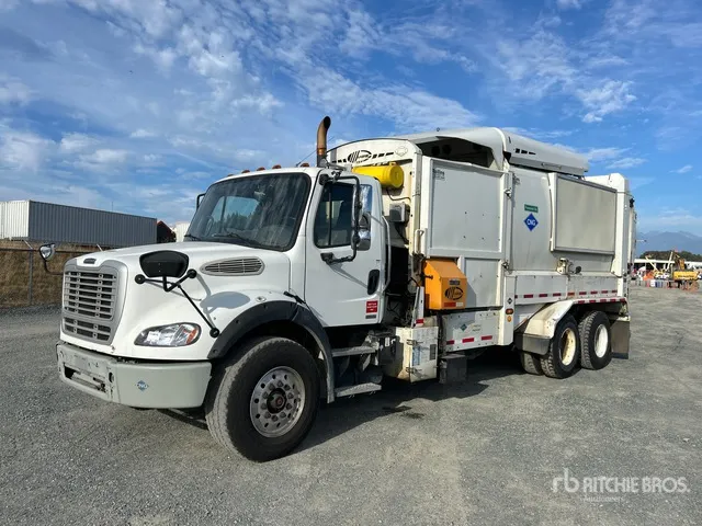 2017 Freightliner M2 112 6x4 Side Loader Waste Collection Truck