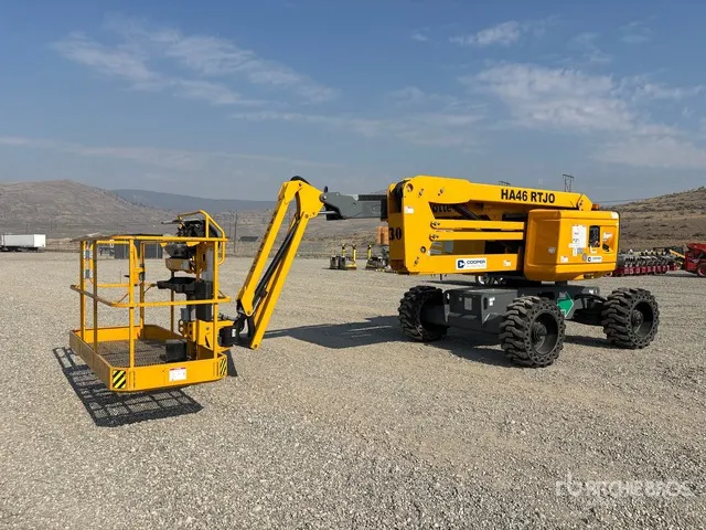 2020 Haulotte HA46 RTJO 4WD Diesel Articulating Boom Lift
