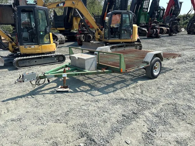 2007 Rebco 12 ft S/A Tilt Deck Trailer