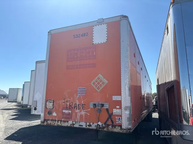 1998 Wabash 53 ft x 102 in T/A Van Trailer