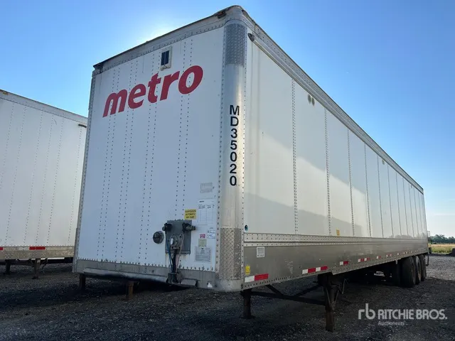 2011 Wabash DVHDHPC 53 ft x 102 in Tri/A Van Trailer