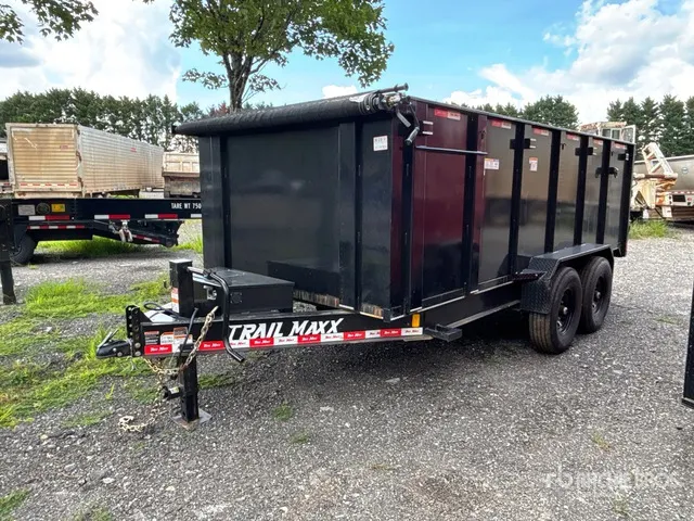 2025 Trailmax Dt27 16 ft T/A Dump Utility Trailer