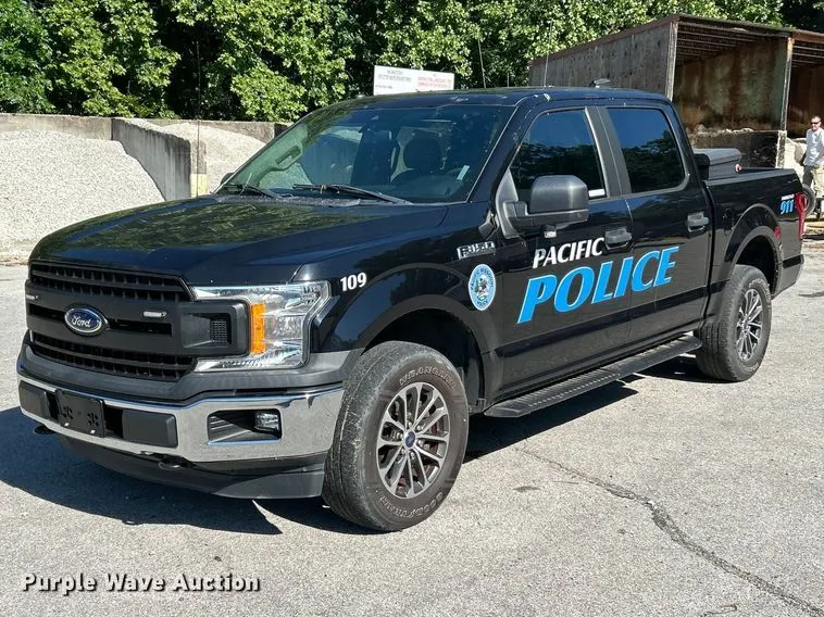 2019 Ford F150 Police Interceptor Crew Cab pickup truck