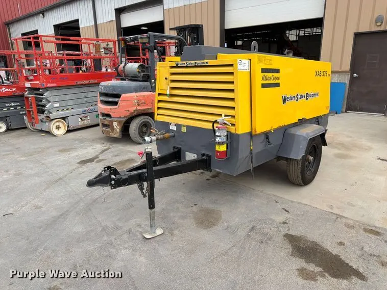 Atlas Copco XAS 375 T3 air compressor