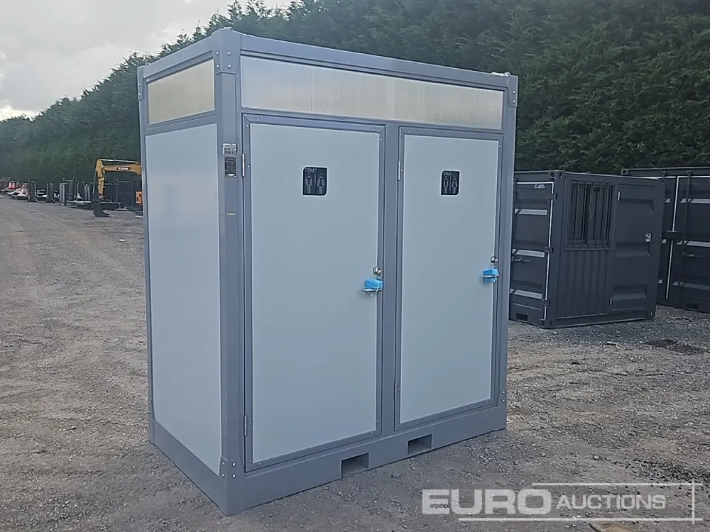 Unused Steel Double Toilet Block (Cannot Be Reconsigned)